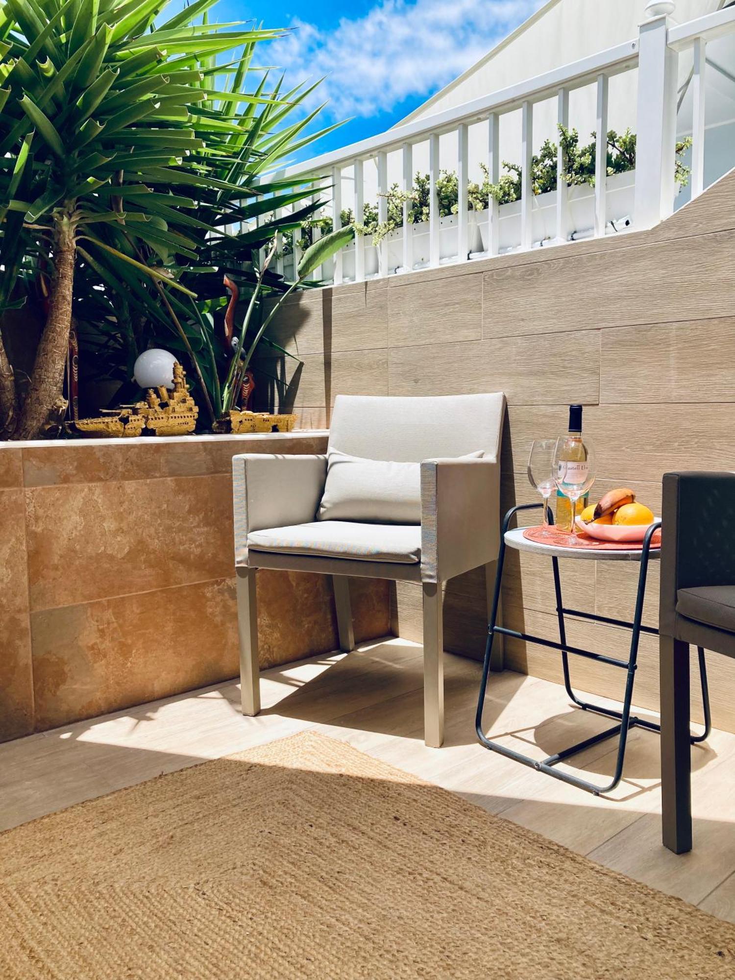Apartment With Terrace And Pool, Los Cristianos Лос-Крістіанос Екстер'єр фото